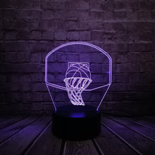 Load image into Gallery viewer, Basketball Sport Dunk Shoot Basket 3D Lamp