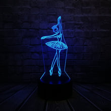 Load image into Gallery viewer, Dance Ballet Girl 3D Lamp