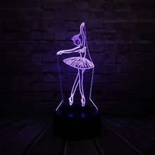 Load image into Gallery viewer, Dance Ballet Girl 3D Lamp