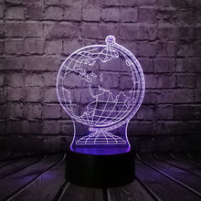 Load image into Gallery viewer, Earth Globe 3D Lamp