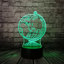 Load image into Gallery viewer, Earth Globe 3D Lamp
