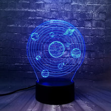 Load image into Gallery viewer, Novelty Universe Nine Planet Trails Goble 3D Lamp