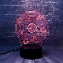 Load image into Gallery viewer, Novelty Universe Nine Planet Trails Goble 3D Lamp