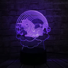 Load image into Gallery viewer, Cloud Unicorn 3D Lamp
