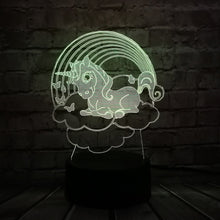 Load image into Gallery viewer, Cloud Unicorn 3D Lamp