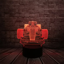 Load image into Gallery viewer, F1 Car Novelty 3D Lamp
