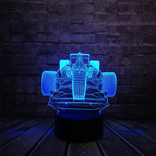 Load image into Gallery viewer, F1 Car Novelty 3D Lamp